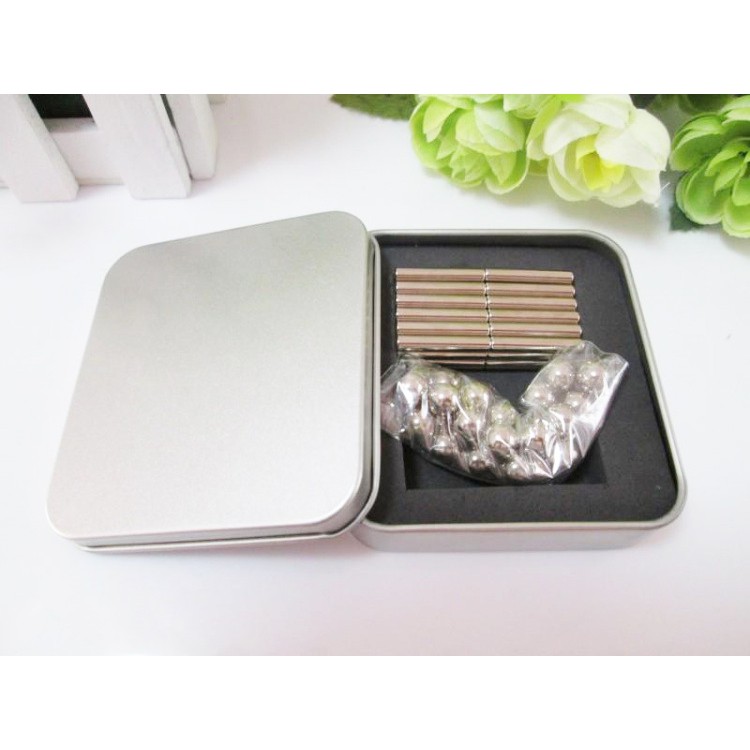 2 bộ Nam châm buckybars xếp hình thông minh - combo 2 bộ
