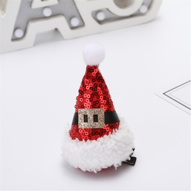 Kẹp Tóc Hình Nón Ông Già Noel