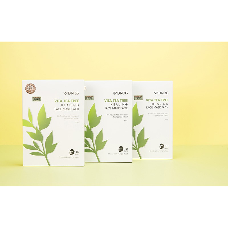 Mặt Nạ Tràm Trà Giảm Mụn, Thải Độc Da BNBG Vita Tea Tree Healing Face Mask Pack 30ml