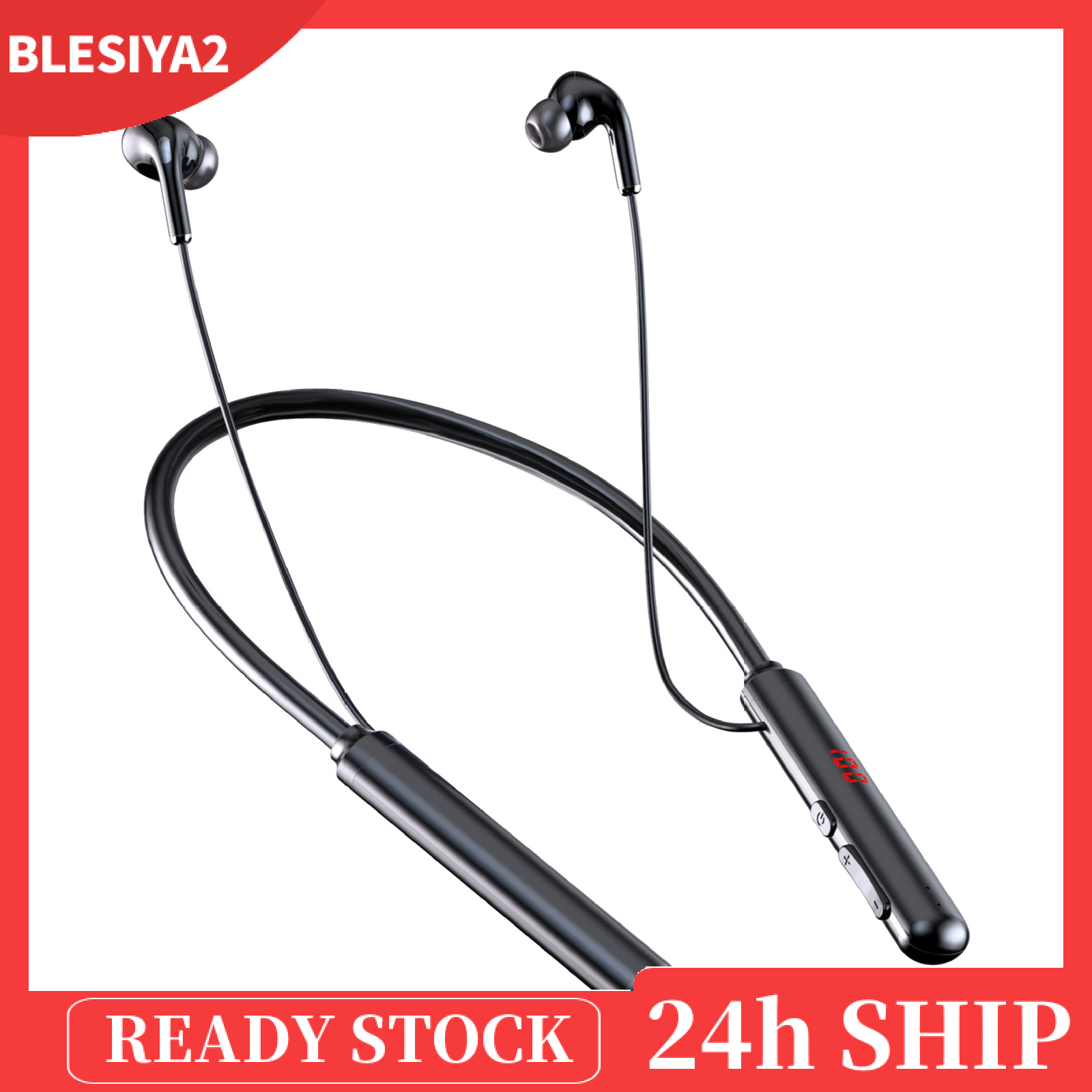 Tai Nghe Bluetooth Thể Thao Không Dây Có Đèn Led Hiển Thị
