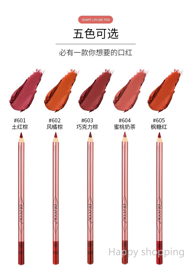 (Hàng Mới Về) Son Môi Kiêm Bút Kẻ Viền Môi Dưỡng Ẩm Chống Thấm Nước Không Phai Màu | BigBuy360 - bigbuy360.vn