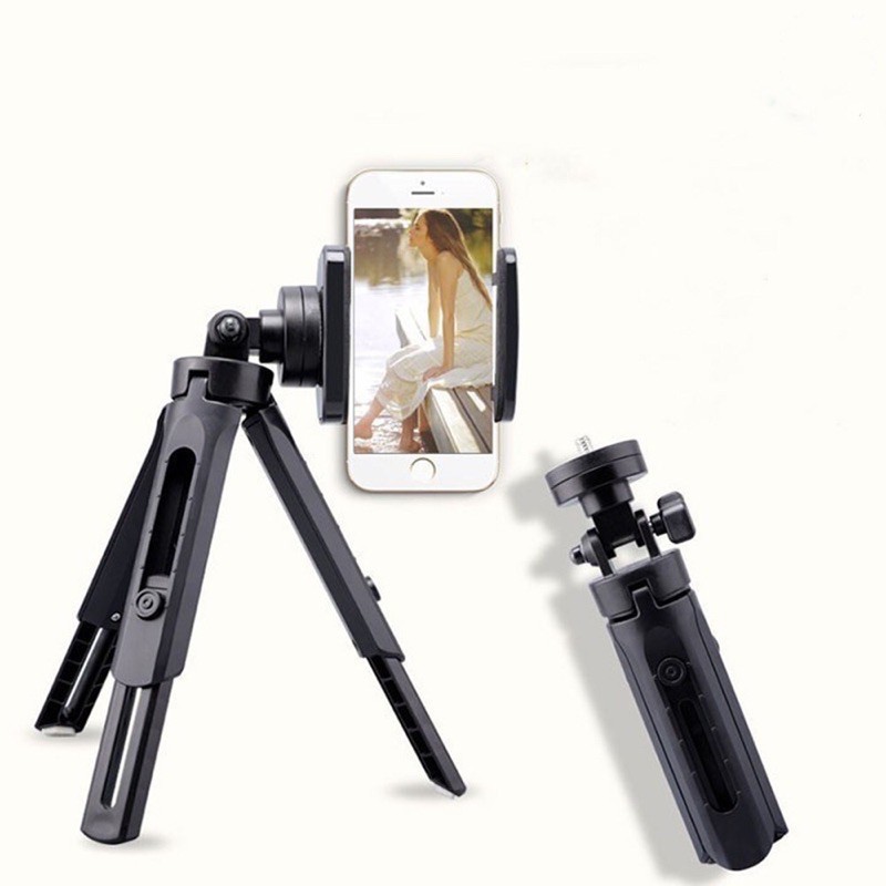 Chân Quay Chụp Ảnh 3 Chân Tripod Support Mini Cao Cấp Tặng Kèm Kẹp Điện Thoại