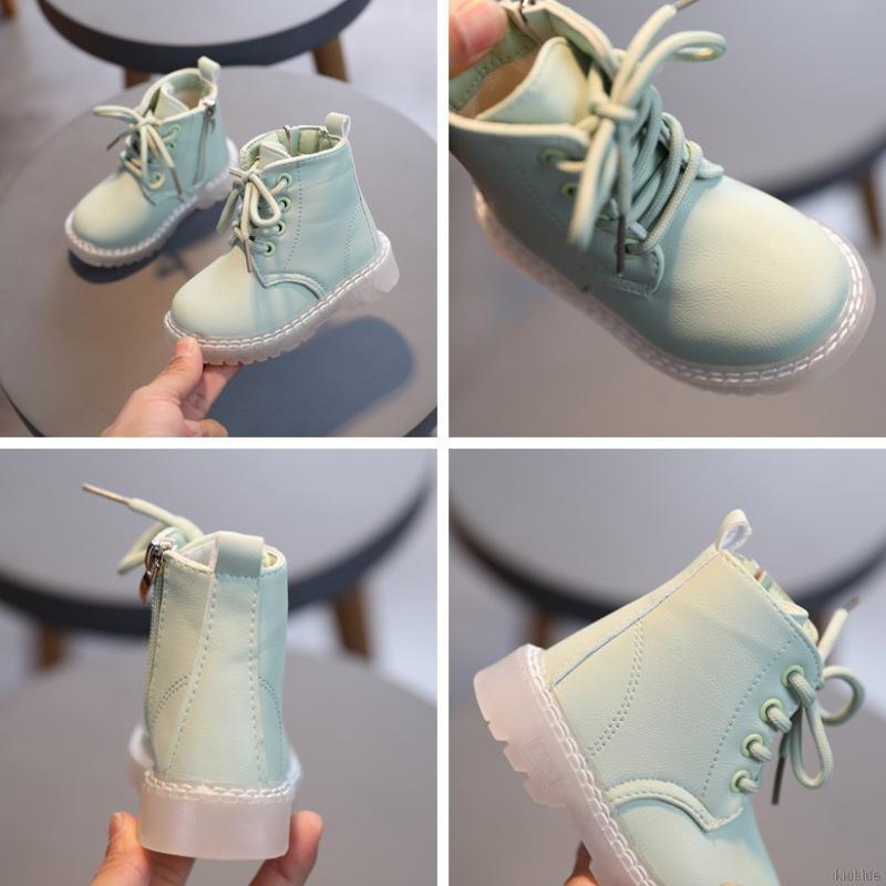 Giày bốt đế mềm chống trượt năng động cho bé trai và bé gái