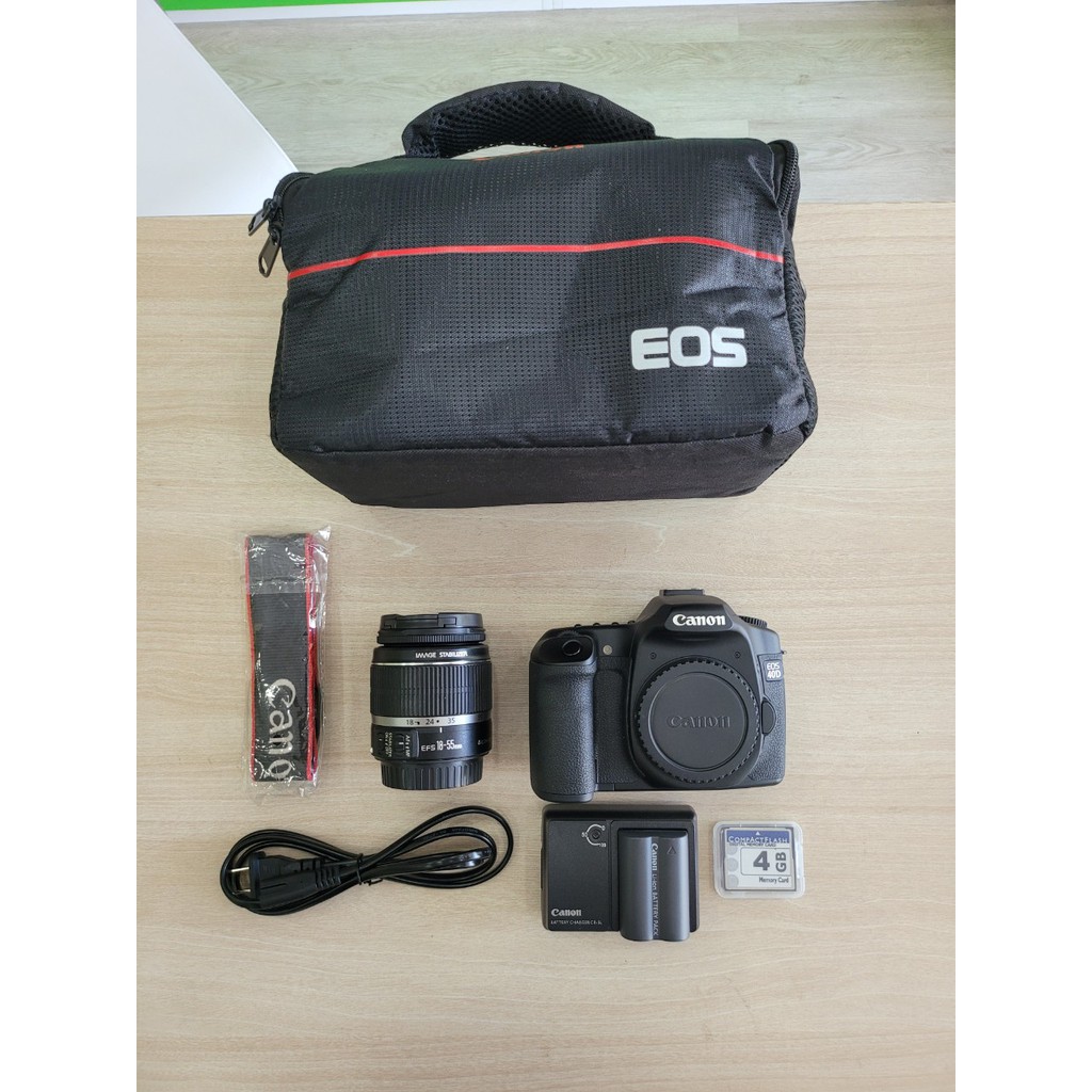 Máy ảnh Canon 40D đẹp 99% kèm lens kit 18 55IS F3.5-5.6 | BigBuy360 - bigbuy360.vn