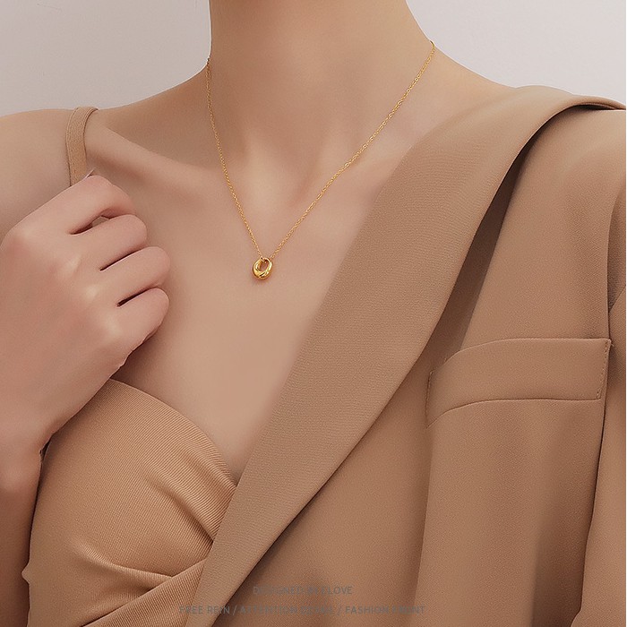 Dây chuyền Bạc nữ màu vàng, Vòng cổ nữ Bạc -𝐂𝐚𝐦 𝐤𝐞̂́𝐭 𝐜𝐡𝐮𝐚̂̉𝐧 𝐁𝐚̣𝐜 _Tuna Silver Trang sức Bạc
