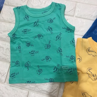 ❌ xả Áo ba lỗ bé trai lullaby