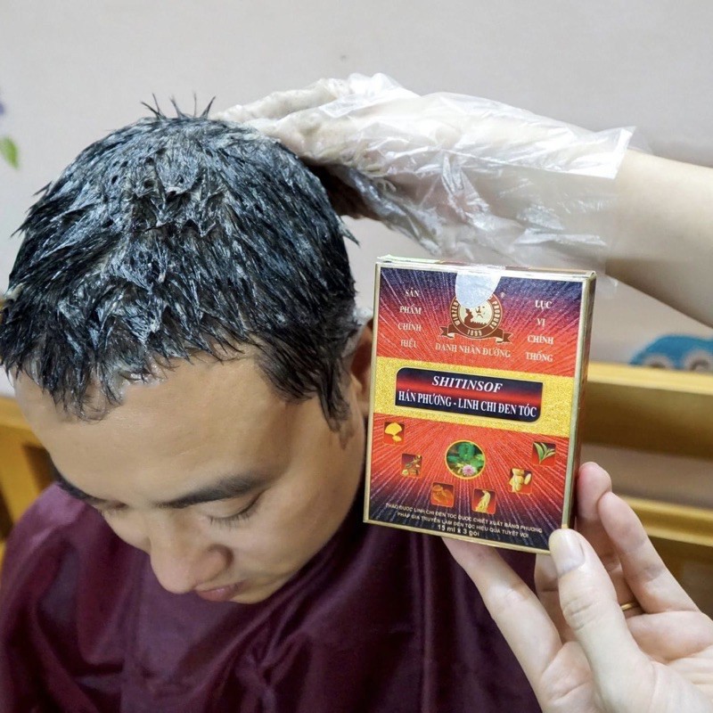 DẦU GỘI đen tóc Shitinsof Hán Phương Linh Chi. Dầu gội dược liệu