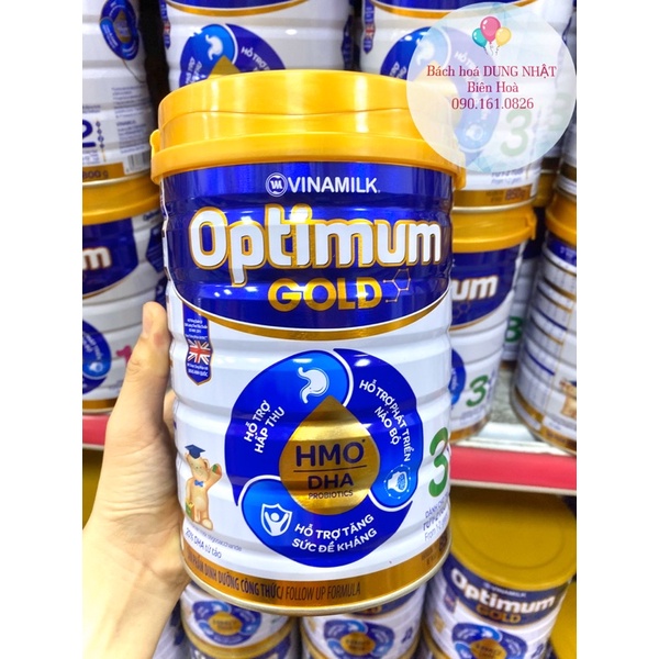 Sữa bột Vinamilk Optimum Gold số 1/2/3/4 800g 850g hsd 2023