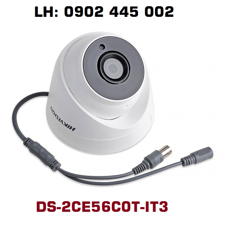 Camera Hik Thân Dome DS-2CE56C0T-IT3 - Bảo hành chính hãng 2 năm
