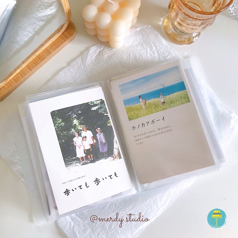 Sổ lưu trữ đựng sticker và card trang trí 40 tờ