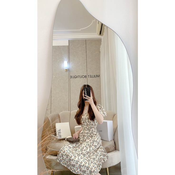 VÁY HOA TỈ MUỘI CÚC GỖ