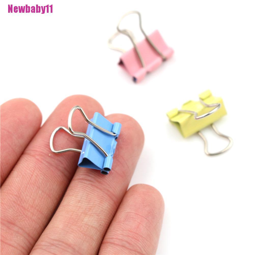Set 60 Kẹp Giấy Note 15mm Bằng Kim Loại Nhiều Màu Sắc