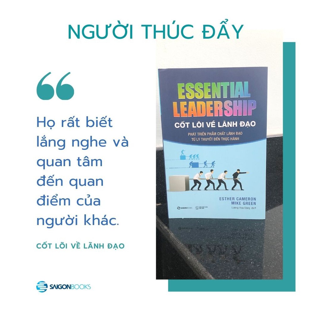 [MÃ giảm 40K]SÁCH: Cốt lõi về lãnh đạo (Essential leadership) - Tác giả Esther Cameron , Mike Green