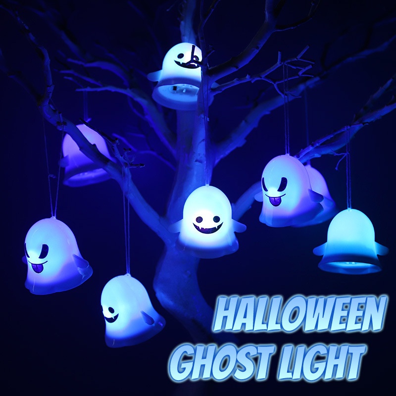 Đèn LED Thay Đổi Màu Sắc Hình Con Ma Trang Trí Halloween