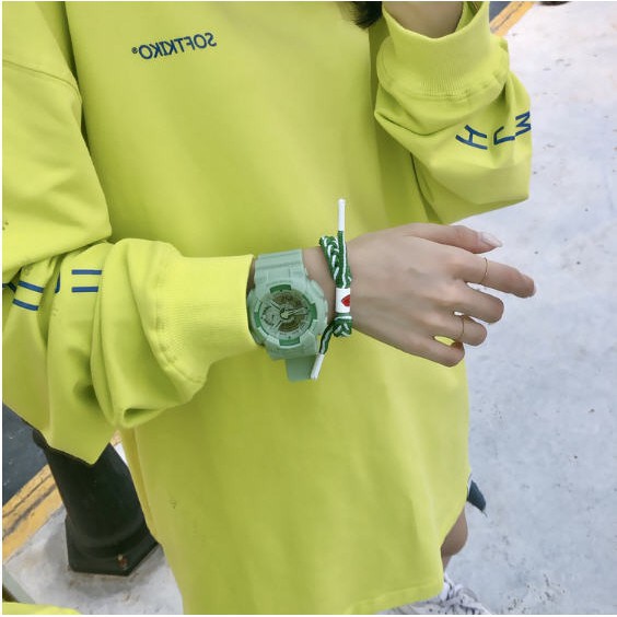 Đồng Hồ Nữ Sport Xanh Thể Thao Dây Cao Su Siêu bền -BinhMinhShop | BigBuy360 - bigbuy360.vn