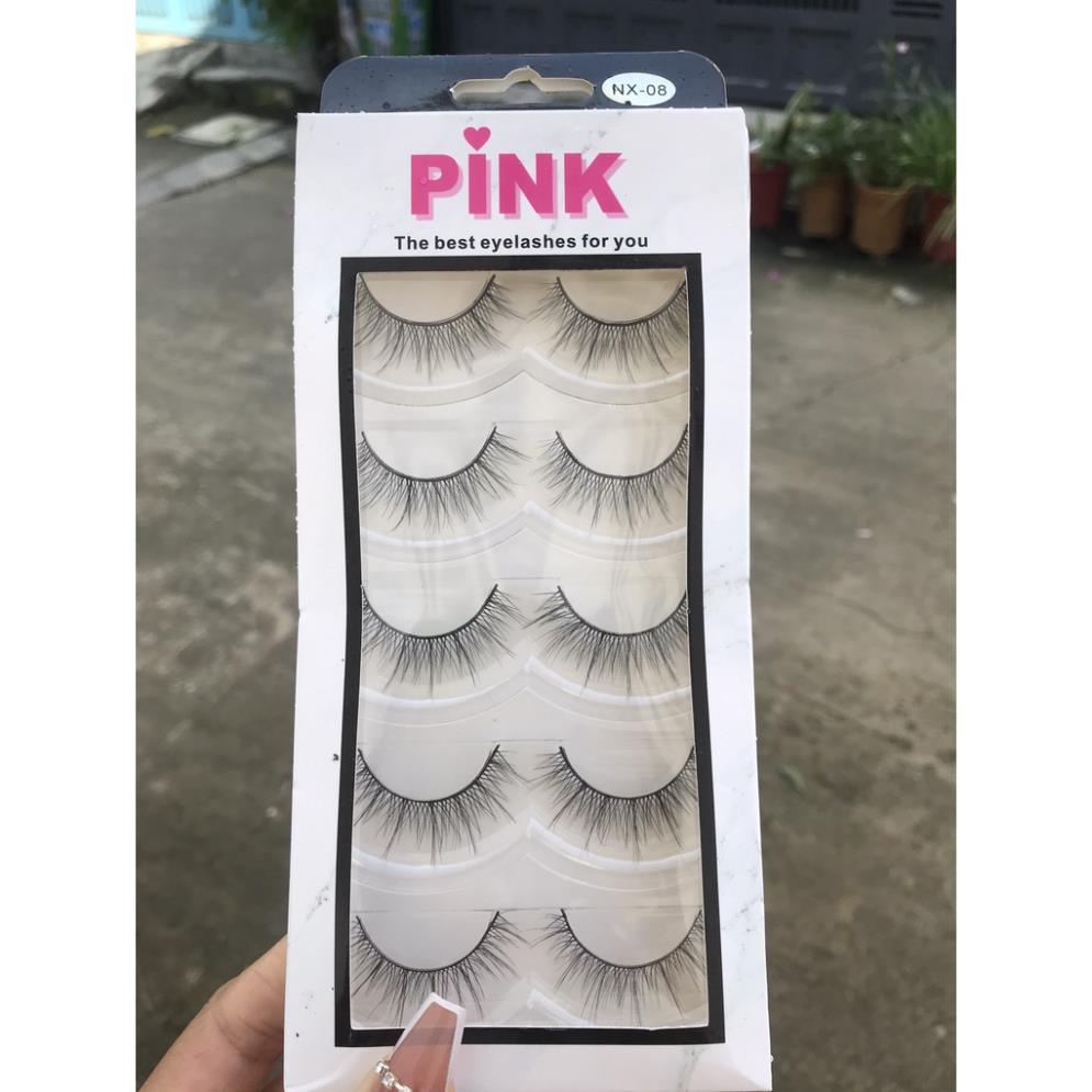 Mi giả 5 cặp PINK cao cấp