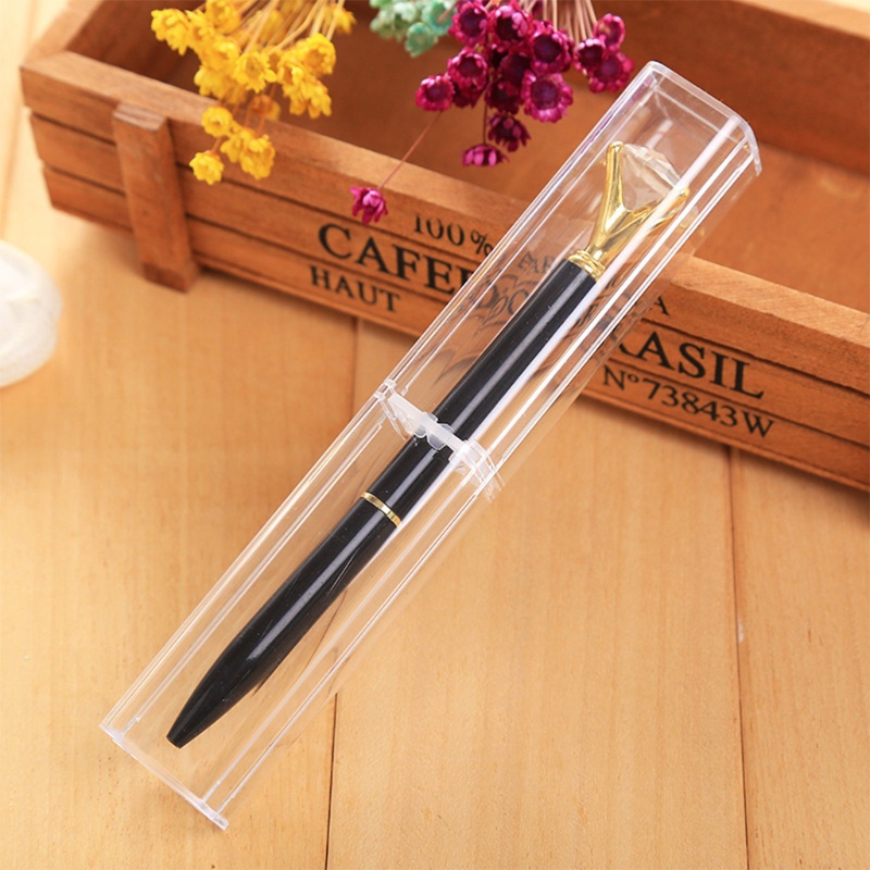 Bộ 10 Hộp Đựng Bút Mini Bằng Nhựa Acrylic Trong Suốt Ốp