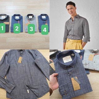 Áo sơ mi linen đũi nam xuất mỹ