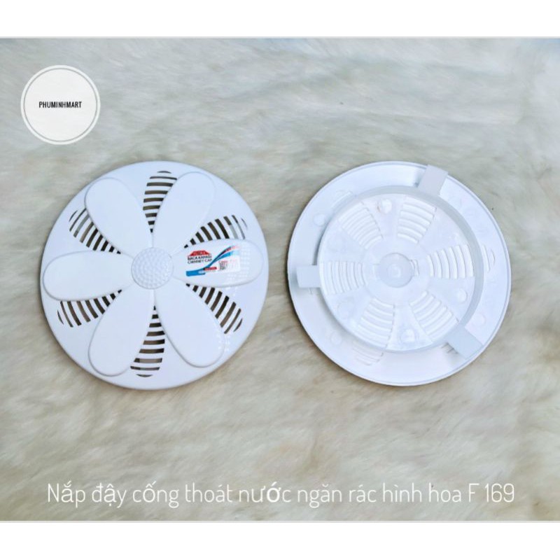 Nắp đậy cống thoát nước ngăn rác hình hoa Flora F169