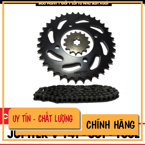 [ Bán chạy  ] Bộ nhông xích, nhông sên đĩa Yamaha Jupiter V chính hiệu Daichi thông số (15T-36T–104L) công nghệ đột dập,