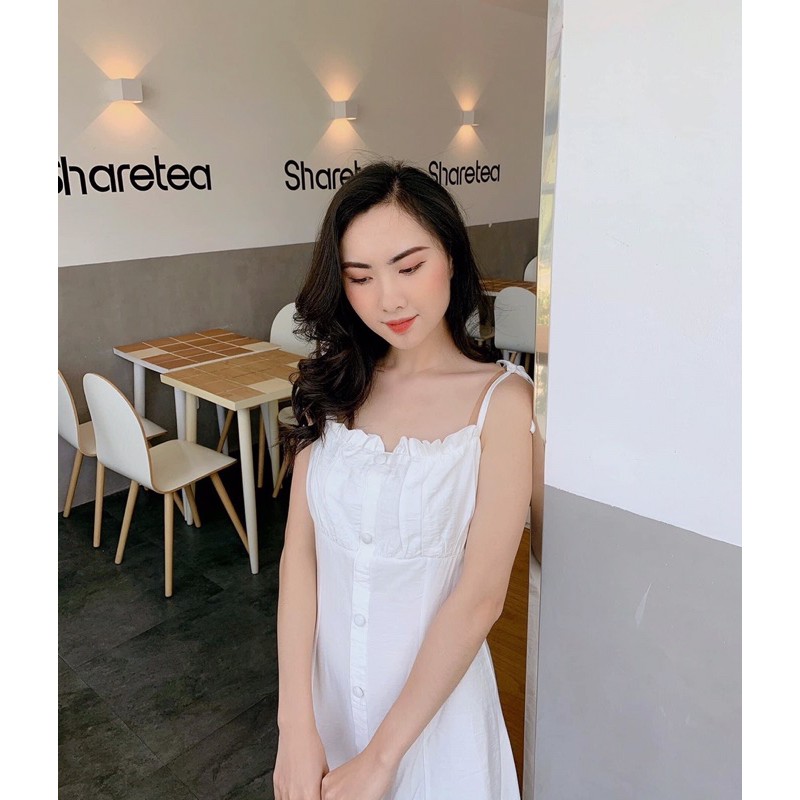 Váy trắng thiết kế DiCoco Dress đi biển,đi du lịch,dạo phố [LIAMSTORE] | BigBuy360 - bigbuy360.vn