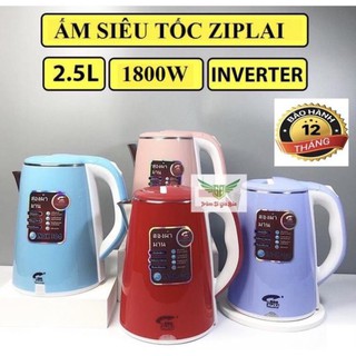 Ấm siêu tốc thái lan jiplai 2 lớp 2.5 lít chống nóng chống giật