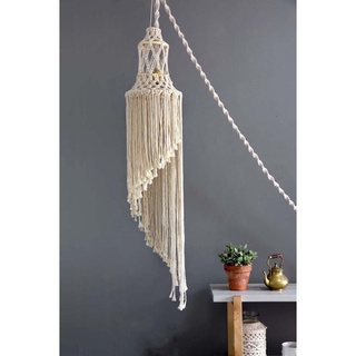Đèn trần Macrame trang trí sang trọng