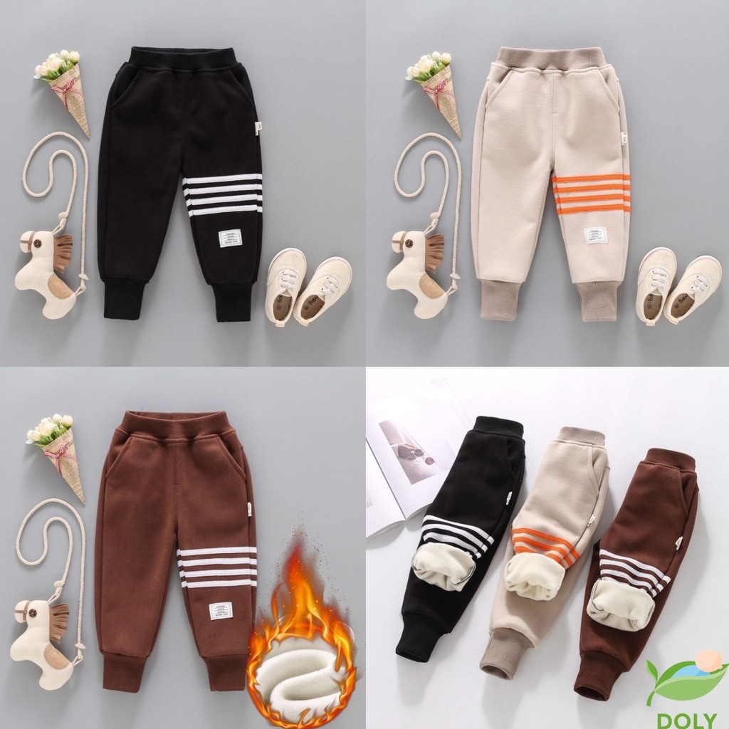 Quần Nỉ Dài XẢ TẾT Chất Liệu Dày Dặn Hàn Quốc cho Bé Trai và Bé Gái từ 6-35kg DOLY STORE