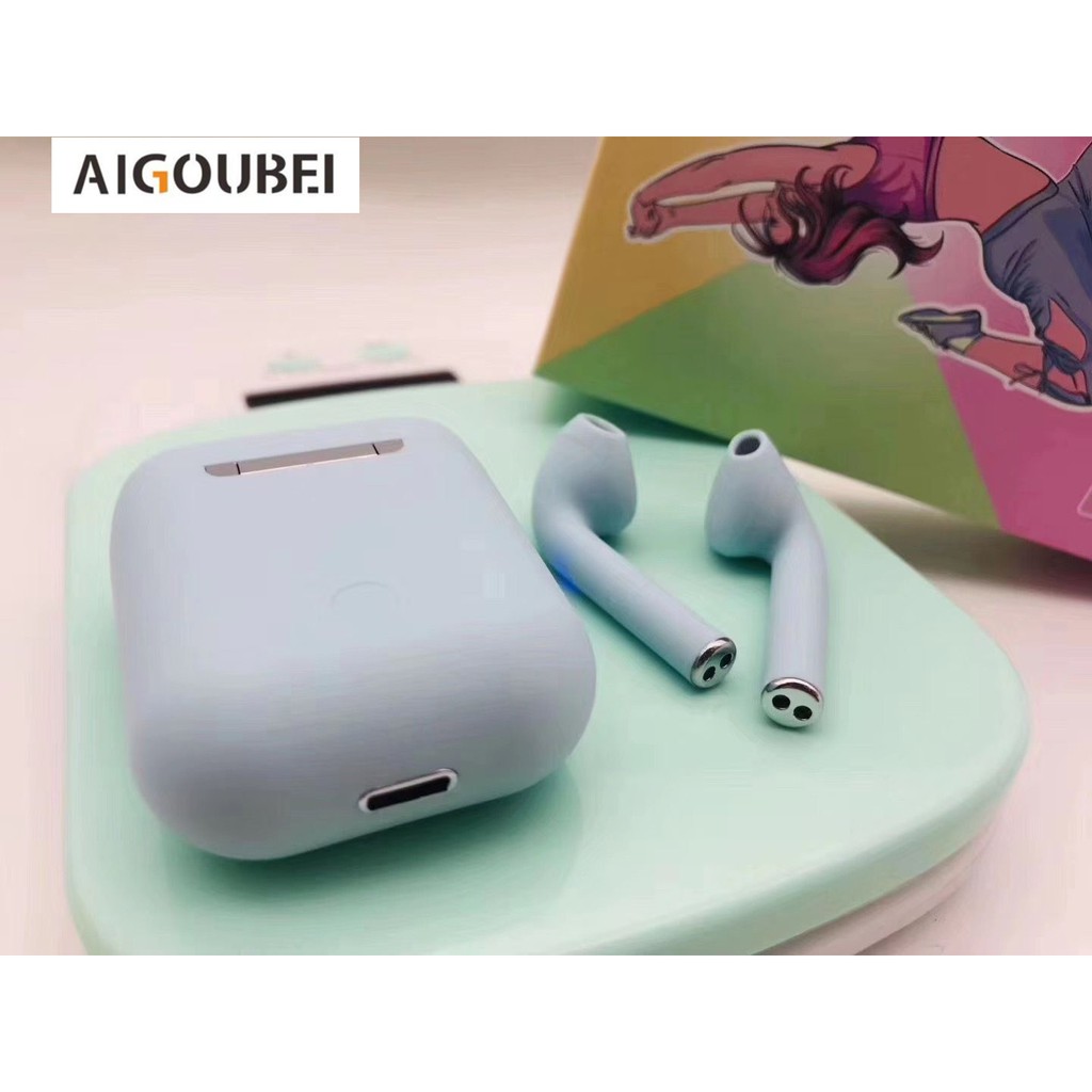 Bluetooth 5.0 Airpod i12 TWS Tai nghe không dây Bluetooth Inpod Tai nghe Airpod 3D Touch Macaron Tai nghe thể thao đầy màu sắc không hộp cho Android / iPhone (COD)