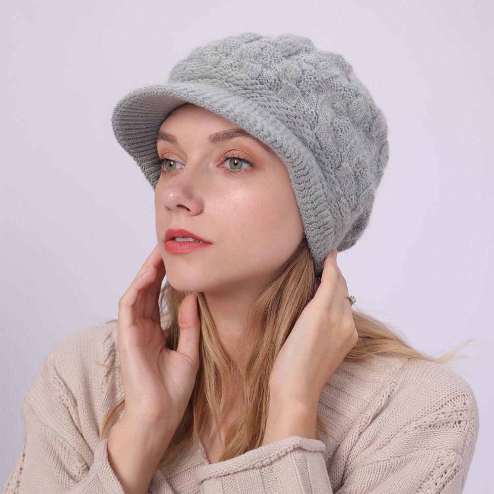 NEXTVN Mũ Beret Lông Thỏ Dày Dặn Thời Trang Dành Cho Nữ