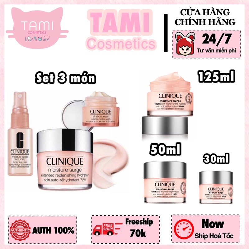 Kem Dưỡng Cấp Ẩm Clinique Moisture Surge 100h