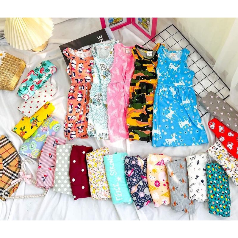 Váy cotton cho  bé 1-6 tuổi