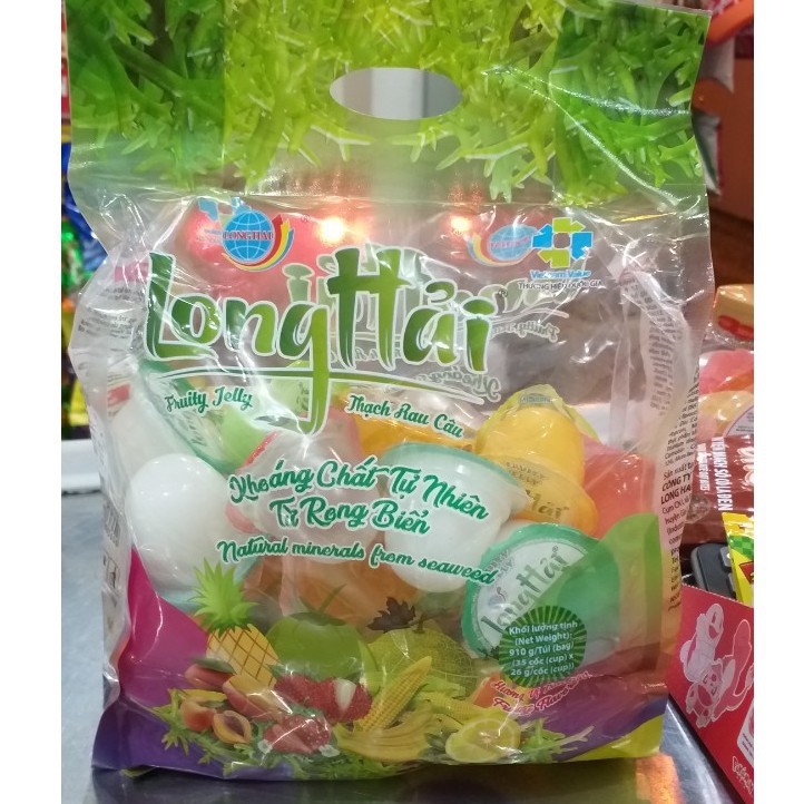 Thạch Rau Câu Long Hải Gói 910g