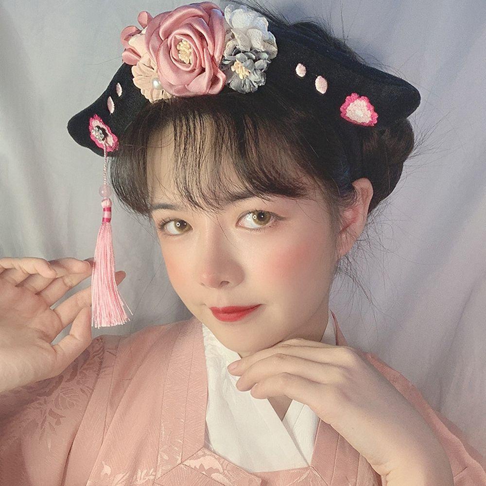 MXGOODS Trâm Cài Tóc Đính Nơ Tua Rua Phong Cách Trung Hoa Cổ Điển Cho Bé Gái