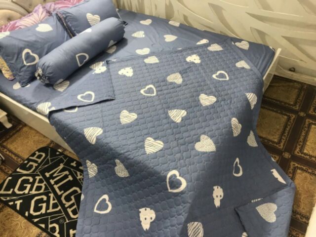 Set chăn trần hè va ga gối trơn | BigBuy360 - bigbuy360.vn