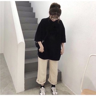 QUẦN KAKI BASIC PANTS UNISEX ( Đen - Tan )