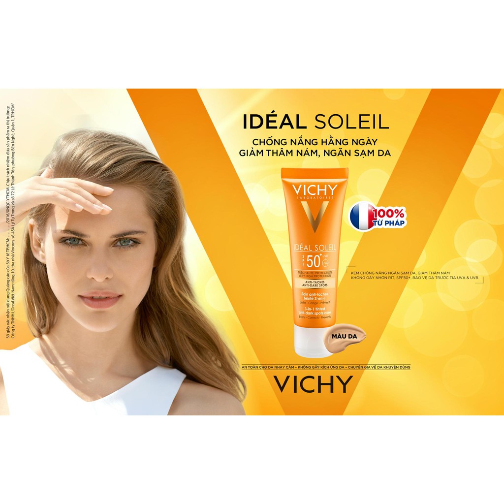 Kem chống nắng Vichy Capital I Ideal Soleil SPF 50- 50ml.