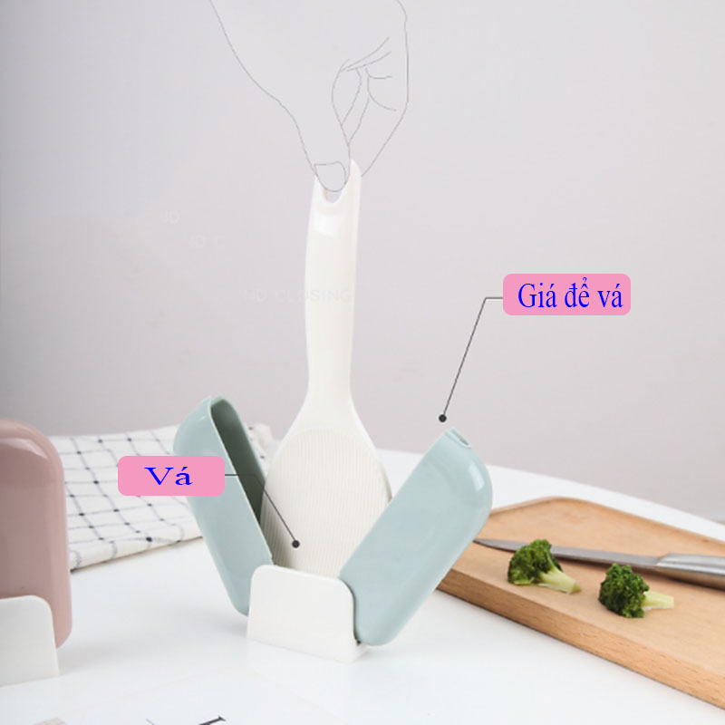 Giá đựng vá múc cơm đóng mở tự động | BigBuy360 - bigbuy360.vn