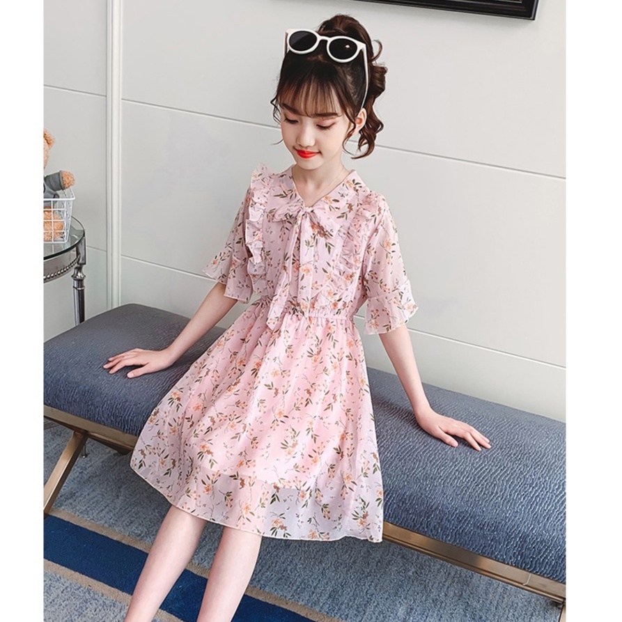 Đầm bé gái 9 tuổi (7 8 9 10 11 12 tuổi)☑️ váy đầm size đại, mùa hè cho bé gái lớn 25kg 30kg 35kg 40kg