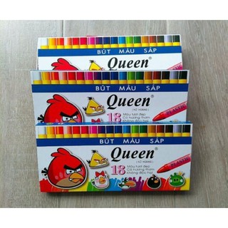 Bộ màu sáp Queen 12 - 18 màu ( không độc hại )