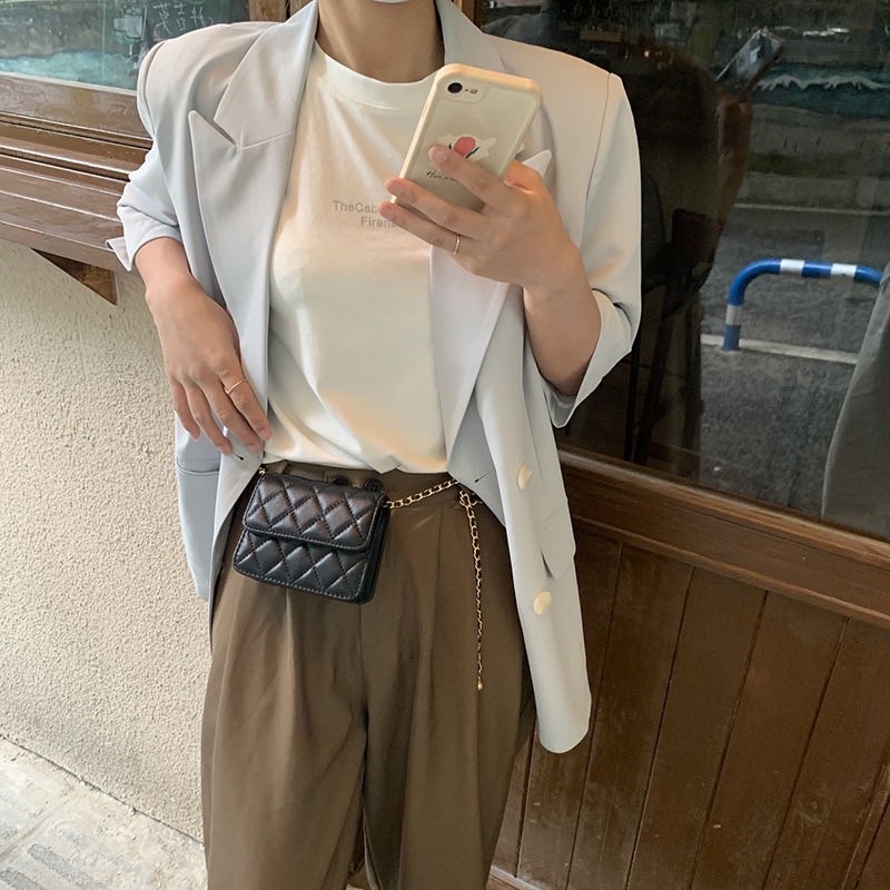 Túi Mini Da Mịn Kèm Chuông