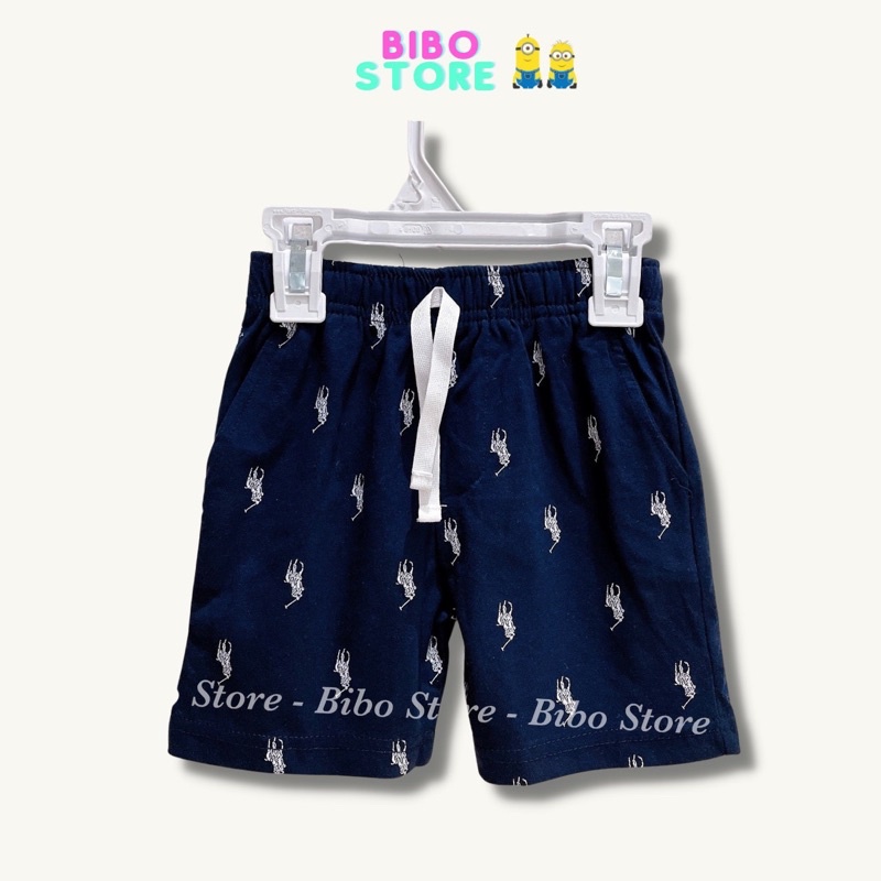 Quần Short Thun Cotton Bé Trai, Chất Thun Mềm Mại Sz 8-19 bibo store