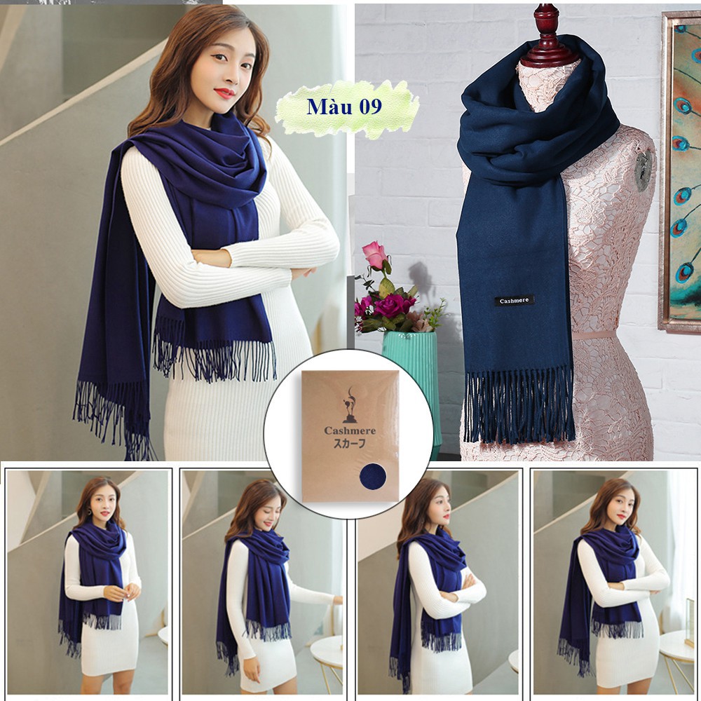 Khăn cashmere, khăn choàng xuất Nhật  FULL BOX  FULL SEAL  món quà đẳng cấp FPK01