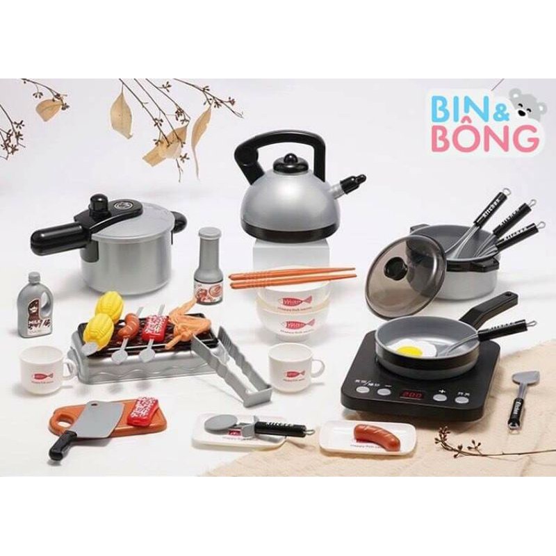 Bộ đồ chơi nấu ăn 36 chi tiết cho bé