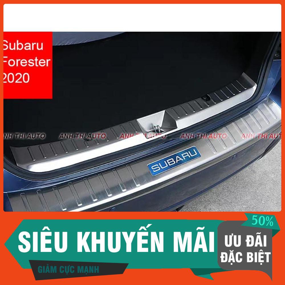 Ốp chống trầy cốp trong, ngoài Subaru Forester 2013-2018 INOX