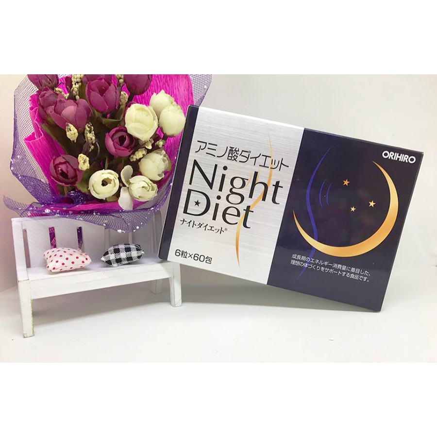 Viên uống giảm cân Night Diet Orihiro Nhật Bản (Night Diet Taplet) - Đốt mỡ trong giấc ngủ | BigBuy360 - bigbuy360.vn