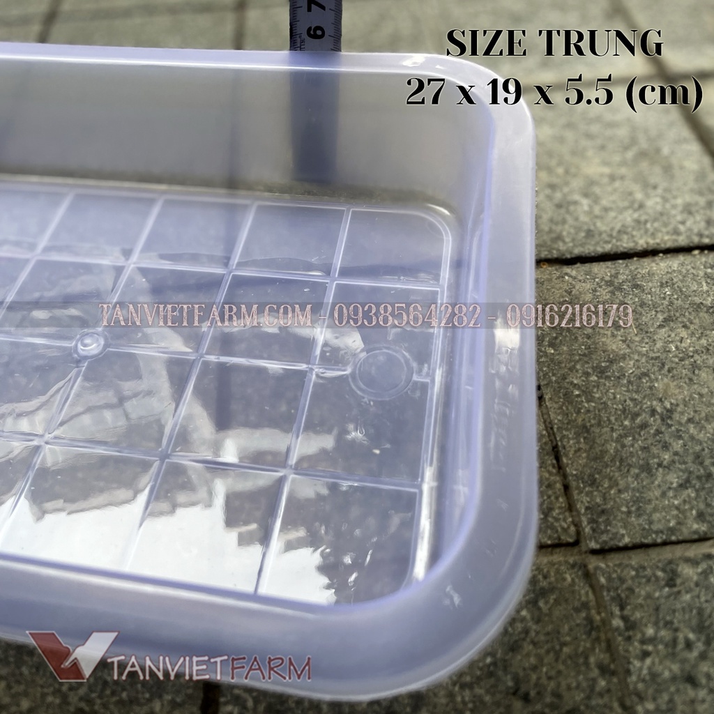 Thau  tắm chim bằng nhựa cho vẹt, bồ câu, chim cảnh