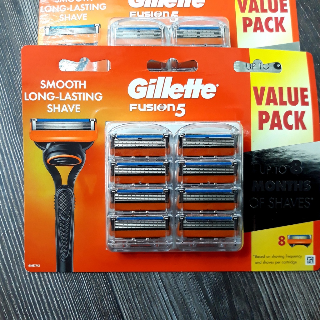 Hộp lưỡi dao cạo râu Gillette Fusion 5 thay thế