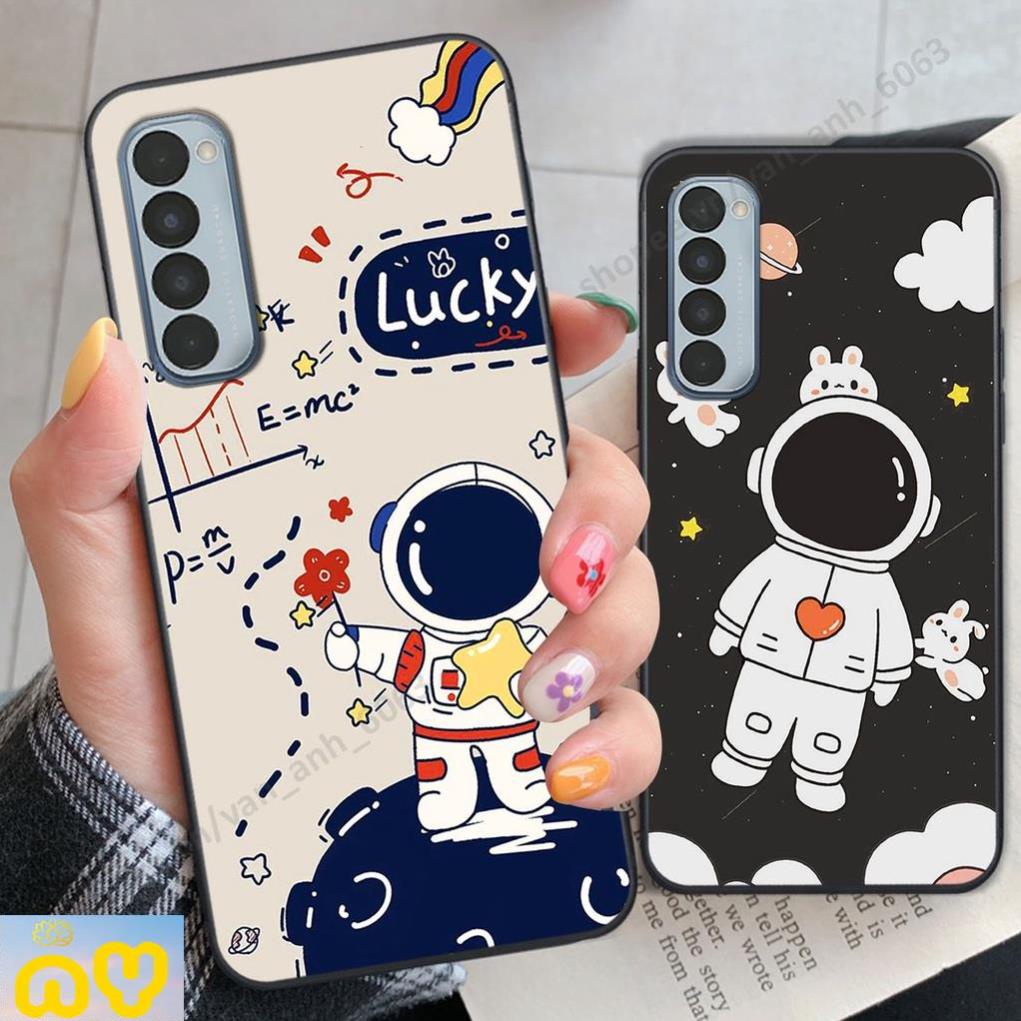 Ốp lưng Oppo Reno4 / Reno4 Pro / Reno 4 hình bầu trời, phi hành gia đẹp, Ốp oppo viền dẻo cao cấp Như Ý