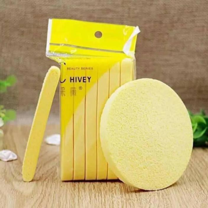 Bọt biển rửa mặt chivey siêu mềm 1 túi 240 miếng